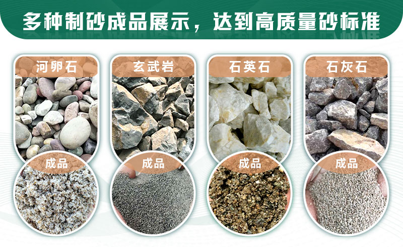 什么樣的石頭適合制砂？制沙生產(chǎn)線如何配置？